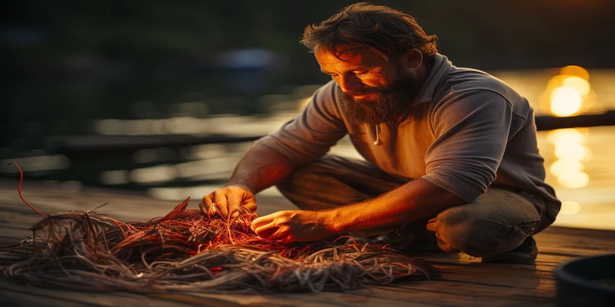 Réaliser un nœud parfait de pêcheur pour la pêche au coup